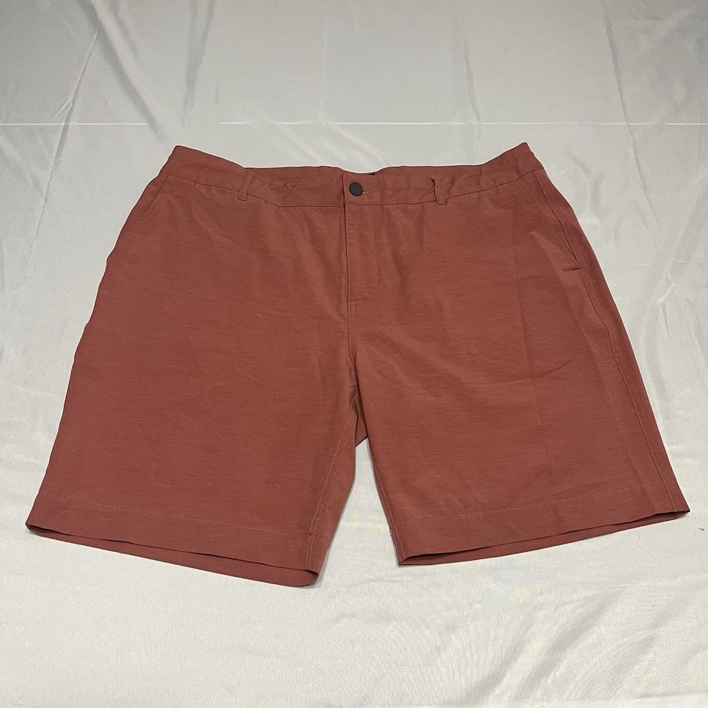 Faherty Belt Loop All Day 9" Shorts Flag Red Men's Size 38 Drawstring Stretch